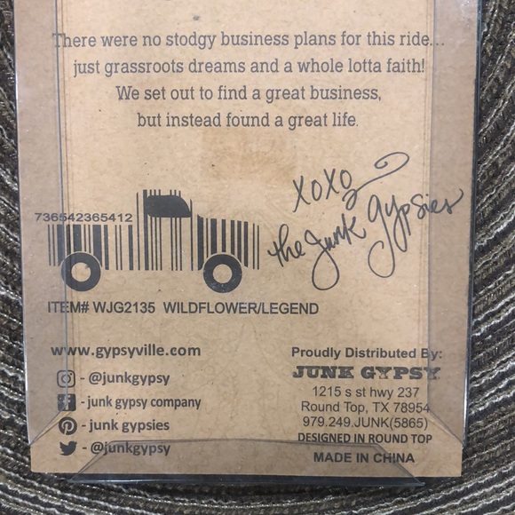 Junk Gypsy Car Coasters Absorbent Ceramic - Picture 5 of 5